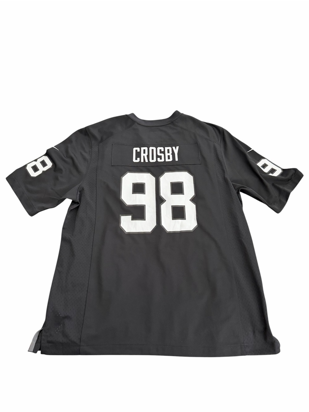 NWOT! Nike Maxx Crosby Las Vegas Raiders Home Black Jersey XL